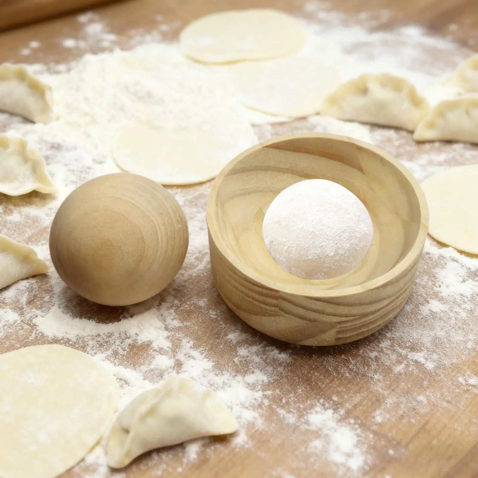 NEW Dumpling Skin Press Hand Dough Wrapper Press Mold Bakeware Dough Tool For Dumpling Pie Bun Pastry Empanada Kitchen Home Qme