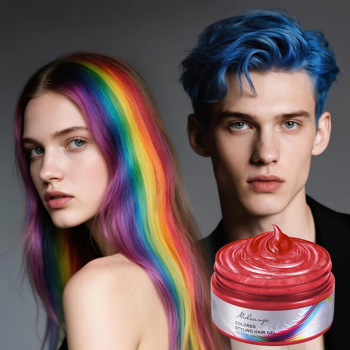Disposable Hair Dye Easy Clean Instant Coloring Creating Colorful Qme