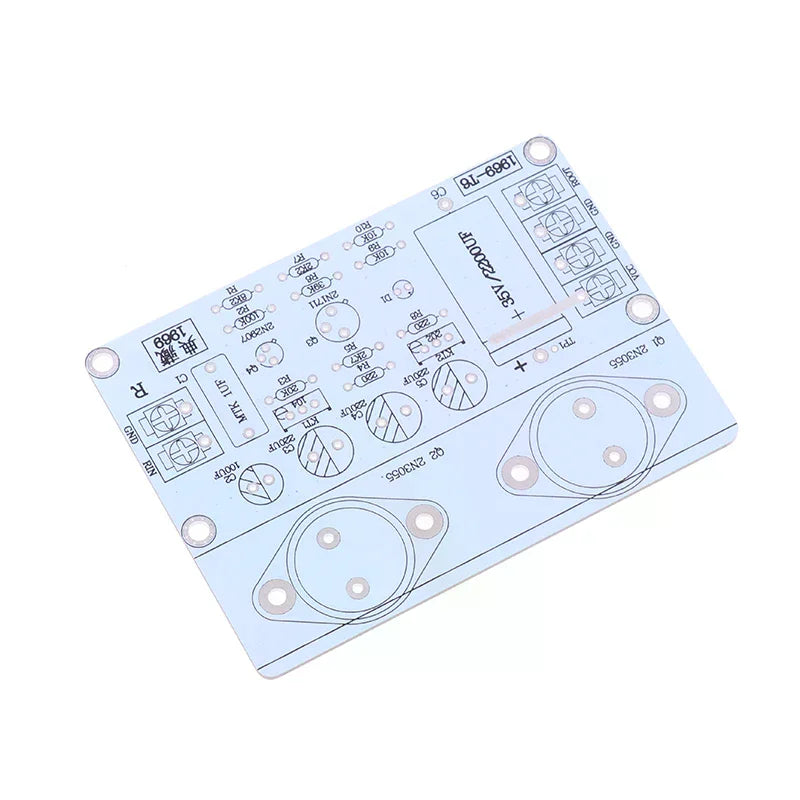 Classic Hood 1969 Audio Lifier Board PCB Two Channel Hifi Class Power Qme