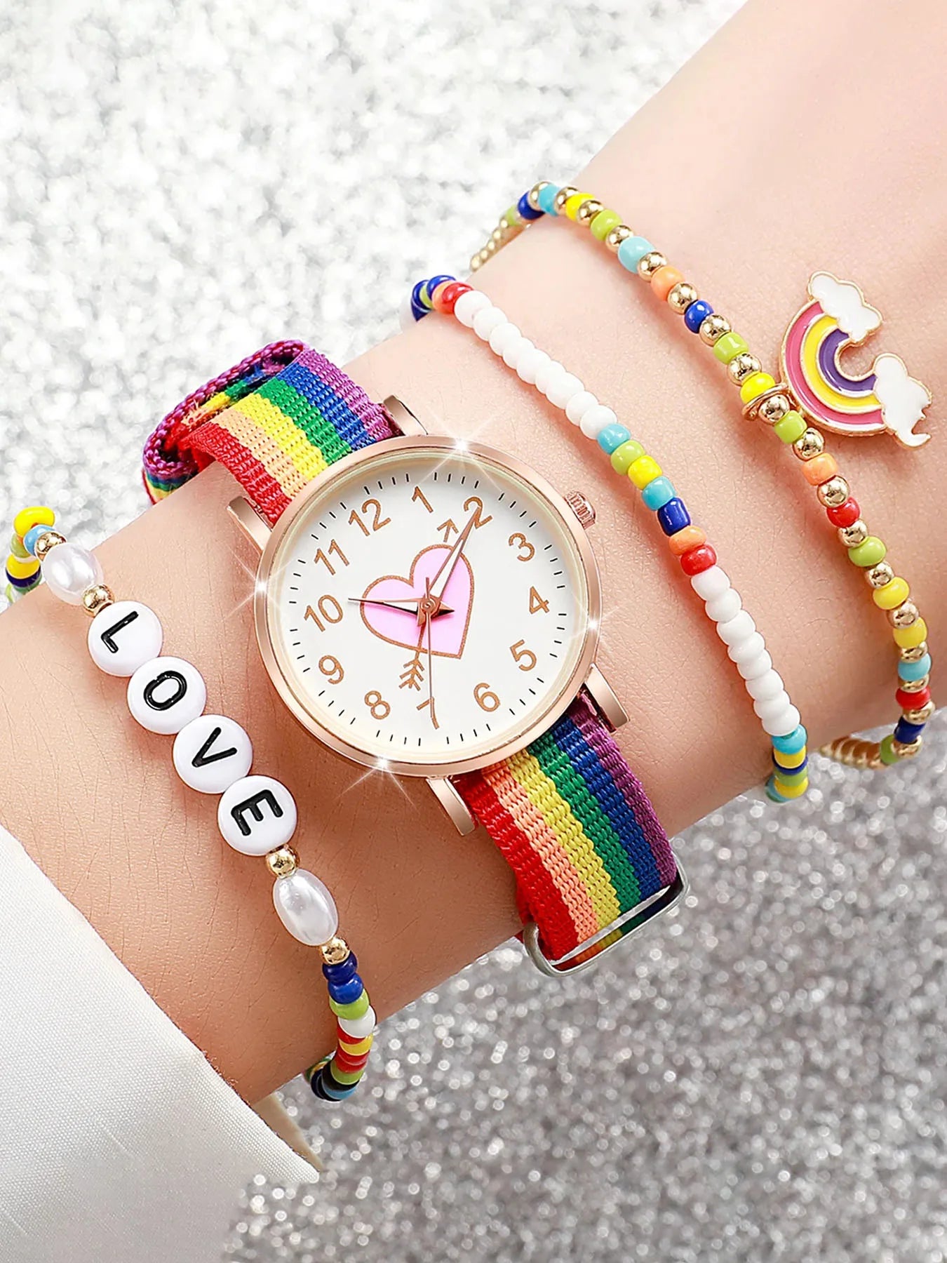 4-piece Women's Watch Fashion Versatile End Qme