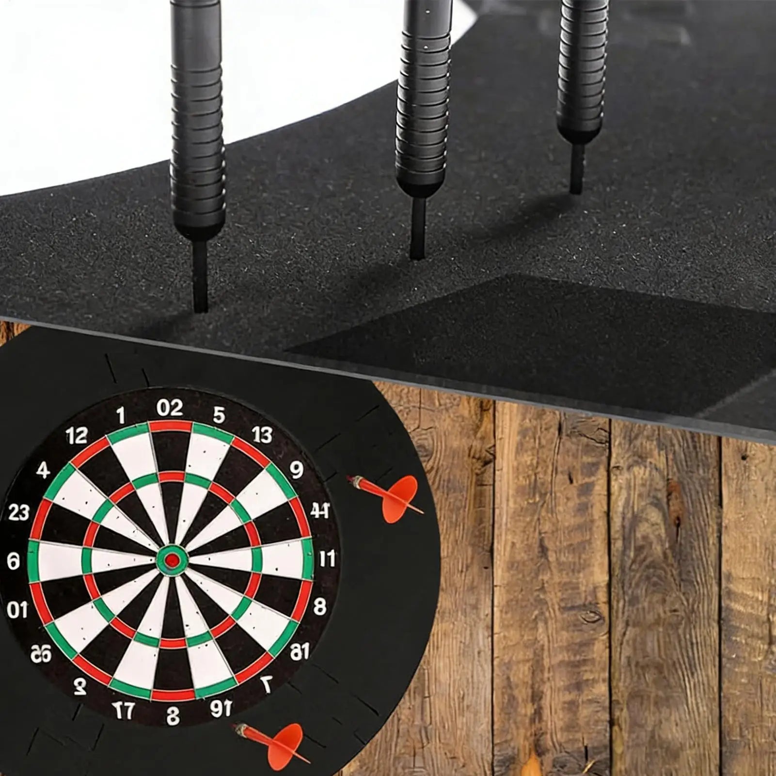 Dart Board Wall Protectors 18inch Noise Reduction Protection Ring Wall Protector for Dart Board for Men Room Bar Basement Garage Qme