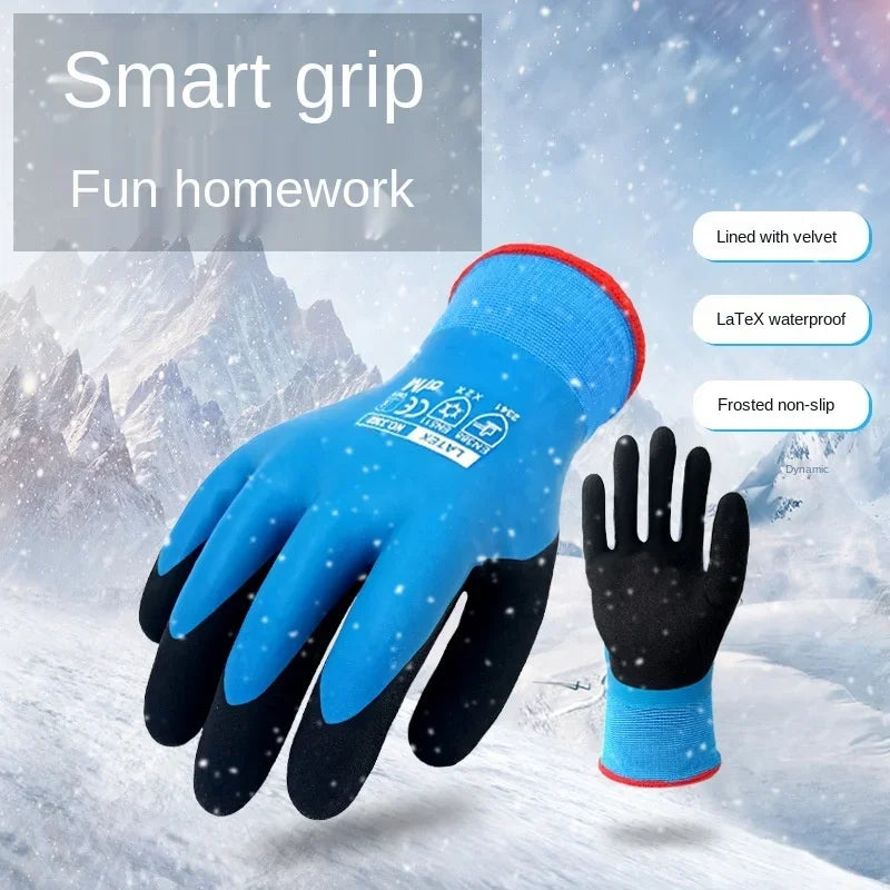 1pair Cut Resistant Gloves High Performance Level 5 Protection Golve Wearable Durable Kitchen Outdoor Winter Warm Protective Qme