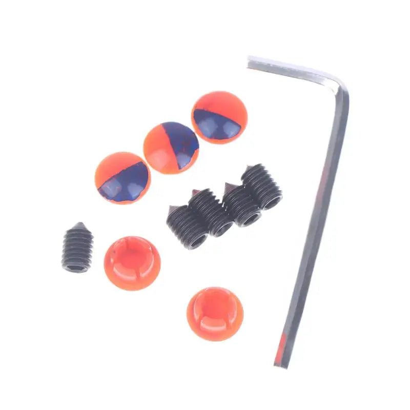 Faucet Handle Cold Water Sign Sink Hole Covers Caps Red Blue Label Qme