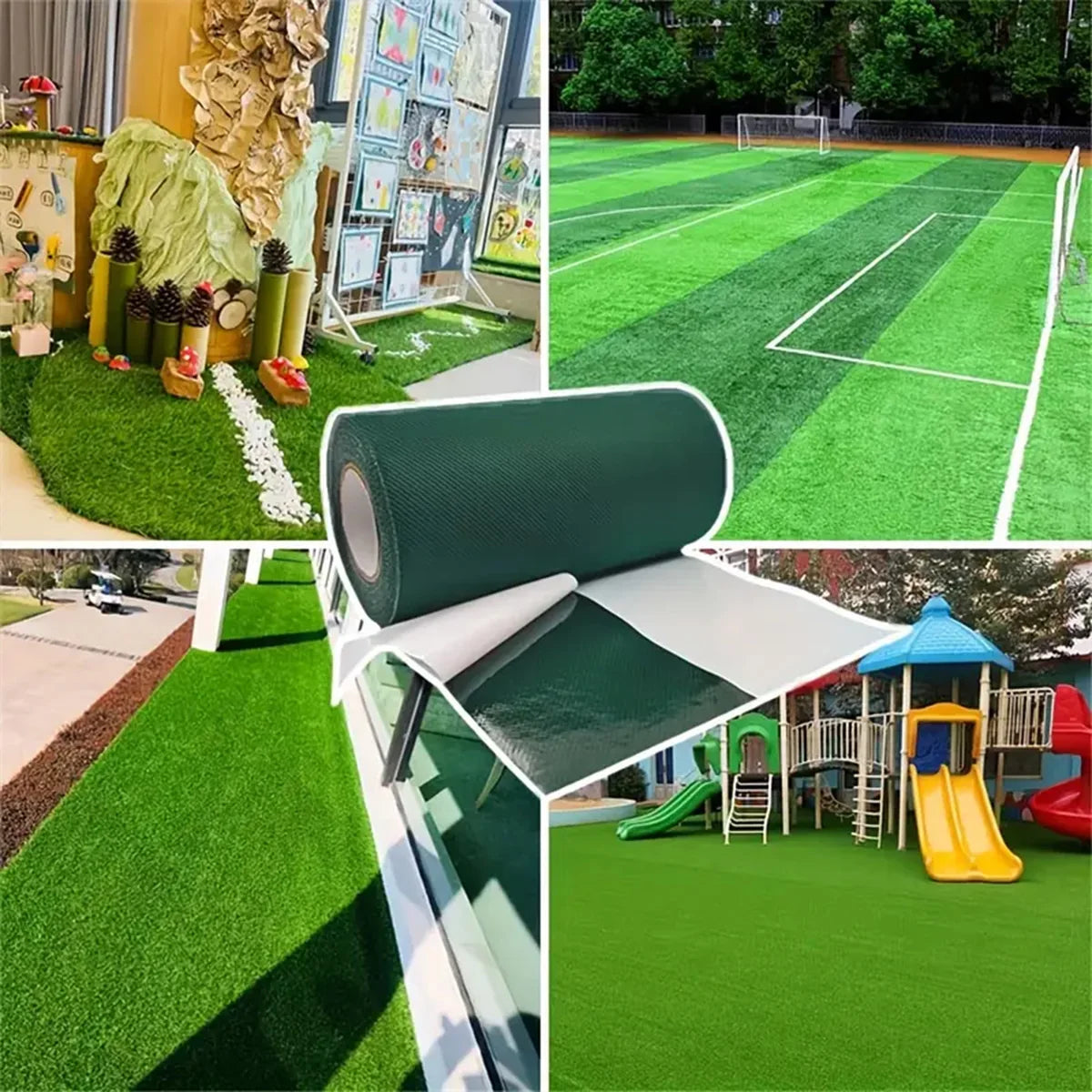 High Viscosity Artificial Grass Turf Self Adhesive Seam Tape for Lawn Garden Carpet Simulation Grass Connection Repair Tape Qme