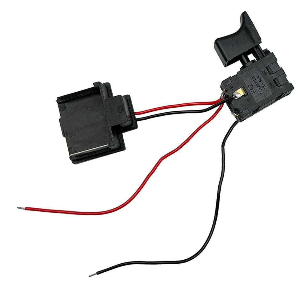 1PCS 16A 5E4 Electric Drill Dustproof Speed Control Push Button Trigger For Lithium Battery Switch Cordless Drill Switch Qme