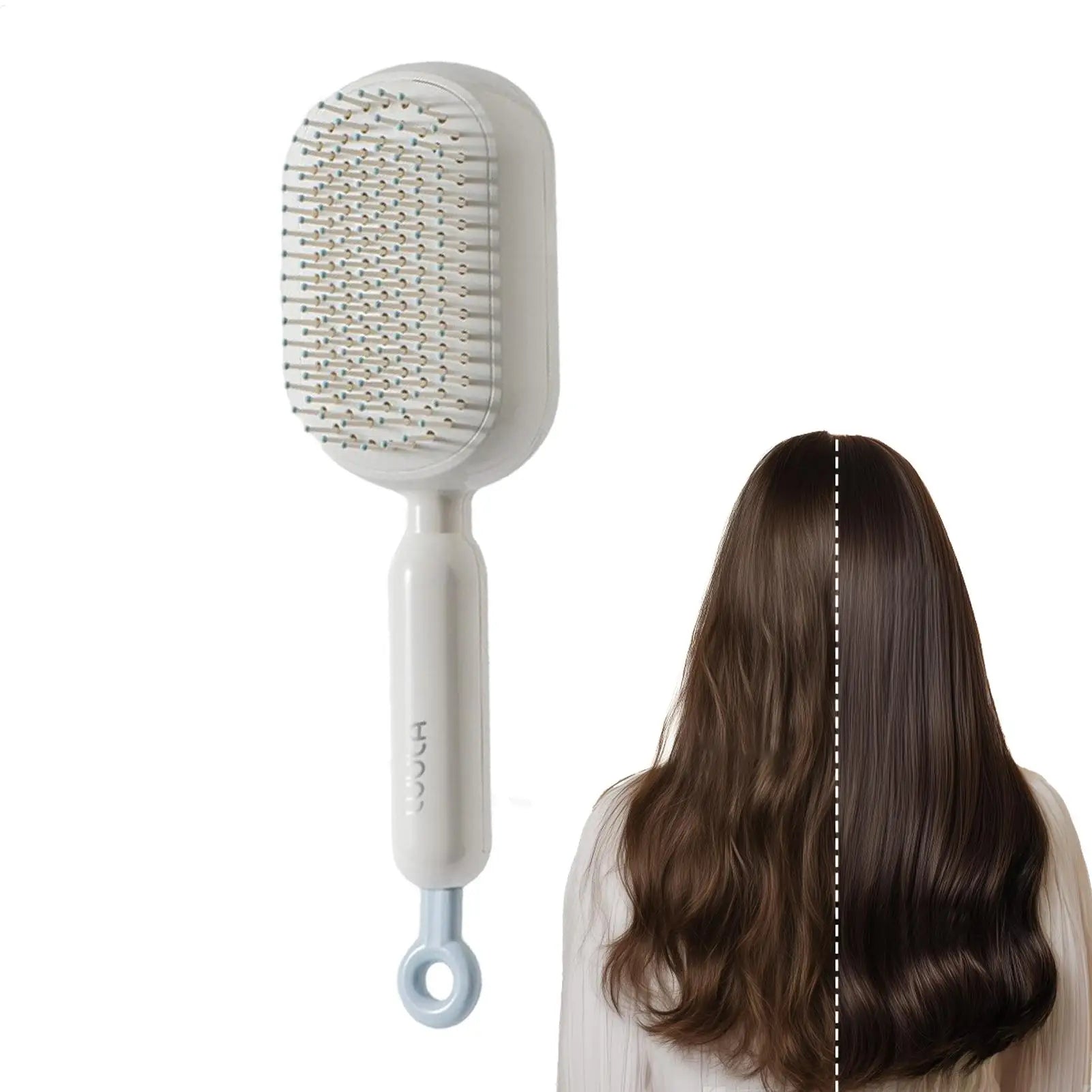Hair Massage Air Cushion Comb Brush Scalp Hairbrush Detangle Anti Static Salon SPA Hairdressing Comb Retractable Hair Brush Qme