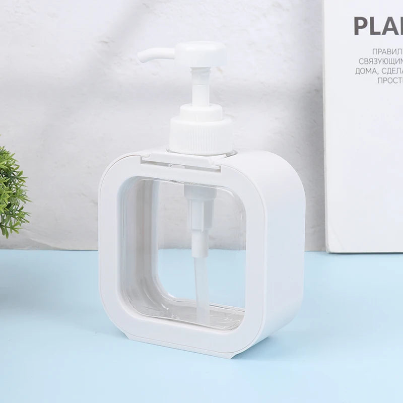 300/500Ml Kitchen Liquid Soap Dispenser Empty Pump Shampoo Bottle Dish Soap Container Bathroom Shower Gel Laundry Liquid Storage Qme 300ml White