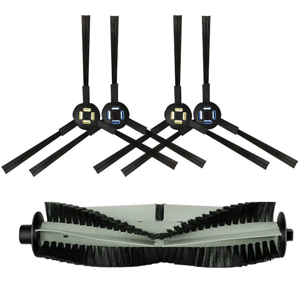 Roller Brush Side Brushes For Silvercrest SSR1 SSRA1 For Ilife A9s/A9/A7/A80 Plus A10s L100 Robotic Vacuum Cleaner Qme Default Title