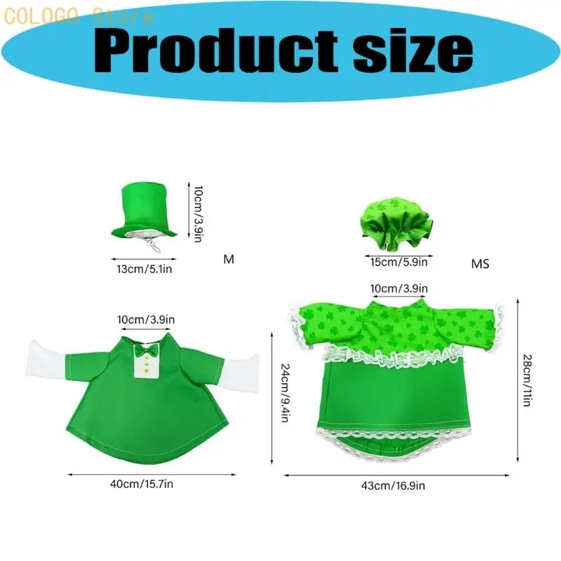 Multifunctional Patrick's Day Attire Suit Porch Geese Feature Qme