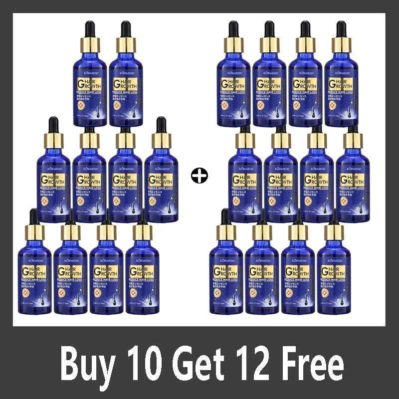 Hair Growth Serum Anti Loss Regrowth Hair Growth Oil Prevent Baldness Repair Damage Scalp Massage Moisturizing Nourish Hair Care Qme Buy 10 Get 12 Free