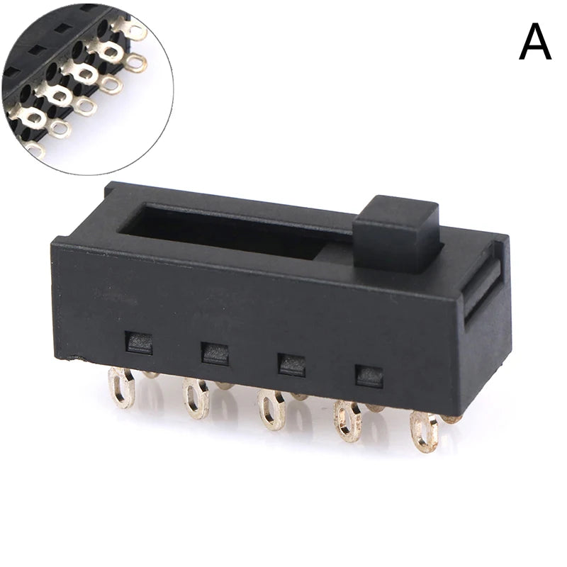 1Pc 8A 250VAC 4 Positions 10 Pins Hot And Cold Air Cylinder Toggle Switch For Hair Dryer Connector Hair Salon Accessories. Qme A