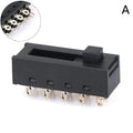 1Pc 8A 250VAC 4 Positions 10 Pins Hot And Cold Air Cylinder Toggle Switch For Hair Dryer Connector Hair Salon Accessories. Qme A