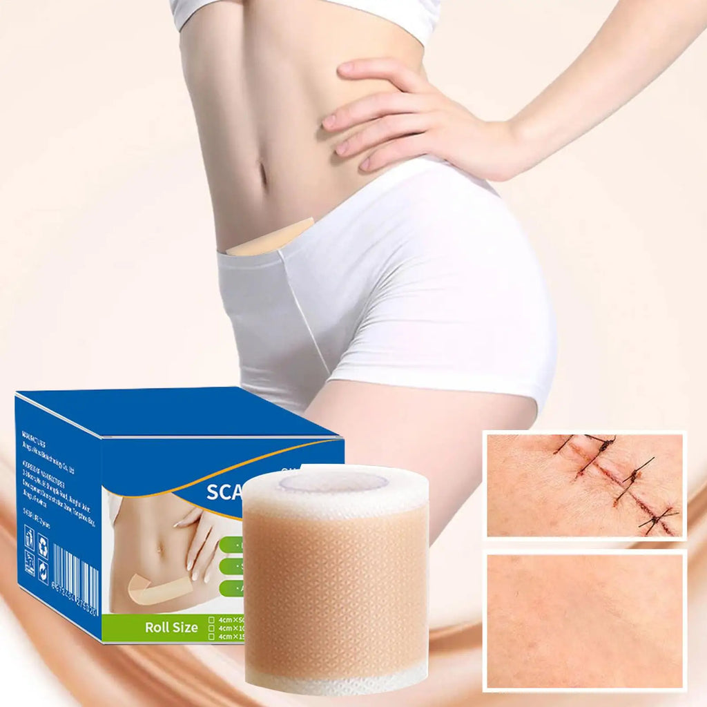 1 roll Silicone Scar Sheets Reusable Breathable Strips Silicone Tape For Scars For Men Women Family Friends Home Indoor Outdoor Qme