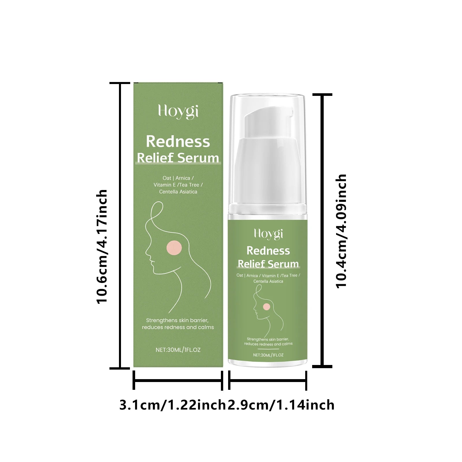 Centella Serum for Acne-Prone Skin Pore Shrinking Hydrating Smoothing Brightening Nourishing Redness Relief Serum Facial Care Qme