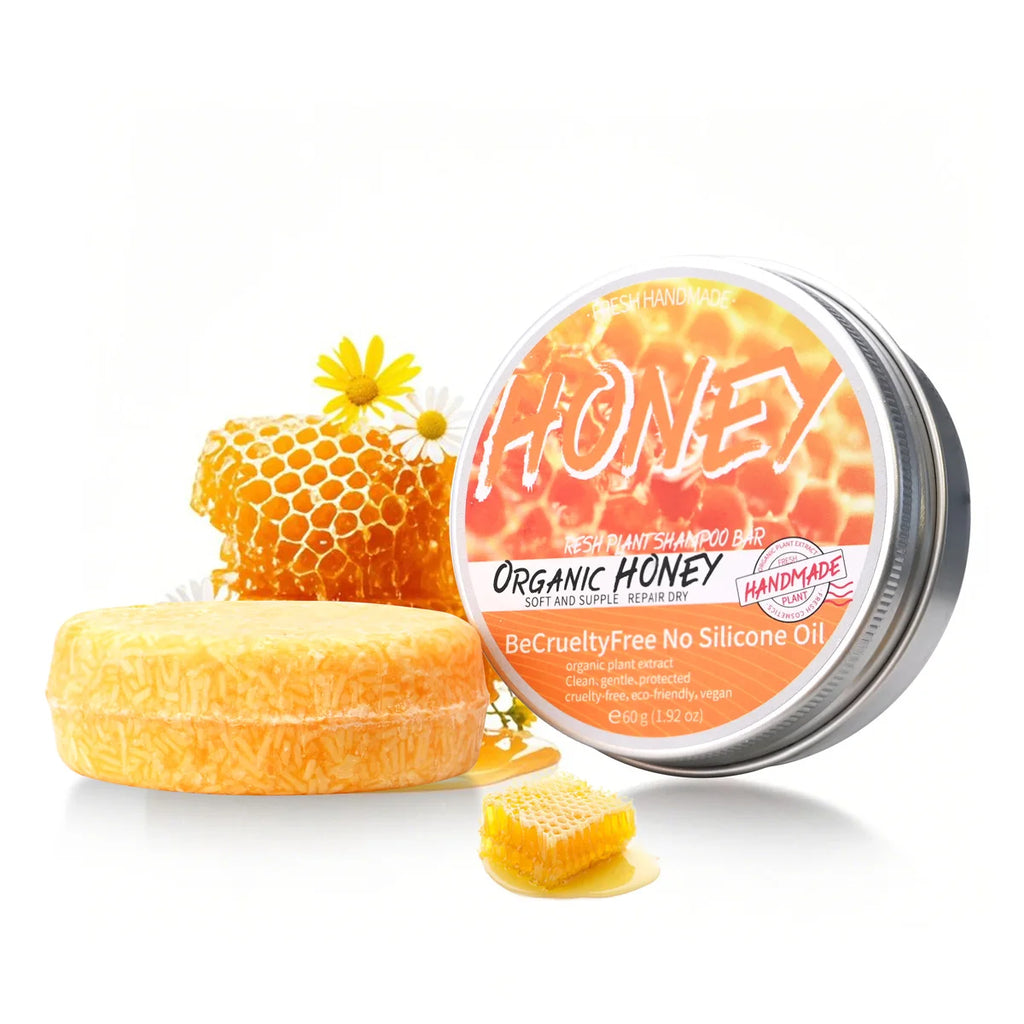 Natural Honey Shampoo Plant Essence Extract Refreshing Soft Hair Qme Default Title