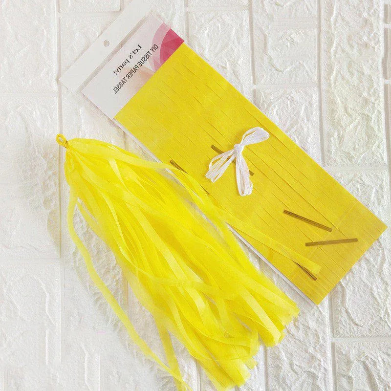 Valentine's Day Gradient 2-Meter Color Tassel Party Decoration Qme