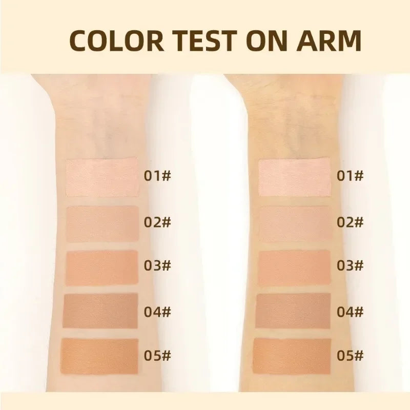 Liquid Foundation Cream Concealer Stick 6 Color Moisturizing Full Coverage Oil-control Natural Lasting Concealer BB Cream Makeup Qme
