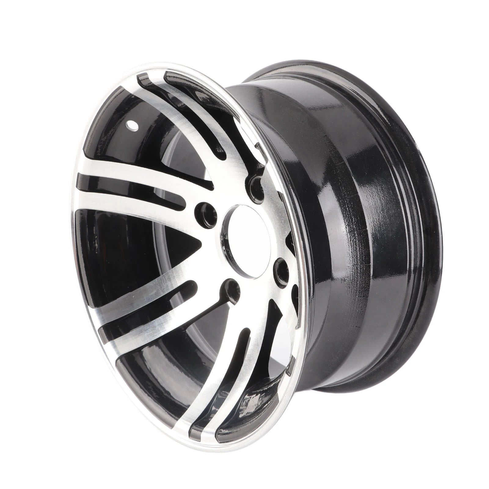 12inch ATV Wheel Rim Hub Aluminum Alloy High Strength Replacement for Quad Bike Go Kart Cart Off Road Vehicle 12inch Wheel Rim Qme