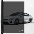 50cmx3/6m Car Window Privacy Tint Film Auto Vinyl Anti Look Dark Glass Foils Sticker Summer Solar UV Films Protector Accessories Qme 35Percent VLT 50x300cm