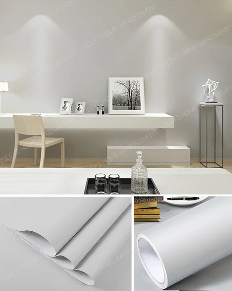 Vinyl Self-adhesive Wallpaper Contact Paper Waterpoof Peel Stick Wall