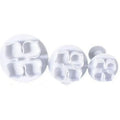 Silicone Hydrangea Fondant Cake Decorating Plunger Cutter Flower Qme WHITE