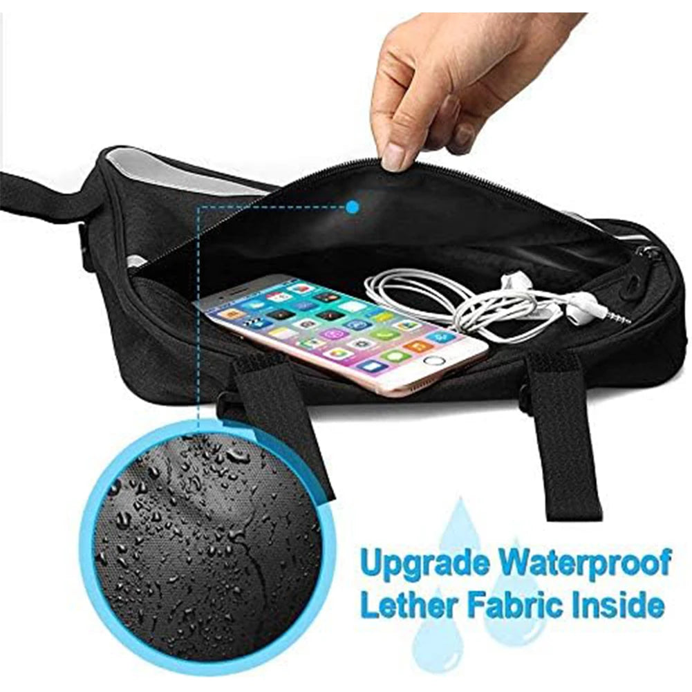 Bike Triangle Frame Bag - Bicycle Storage Bag Bike Accessories Road Mountain Cycling Saddle Pouch Bag Bicycle Accessories Bag Qme
