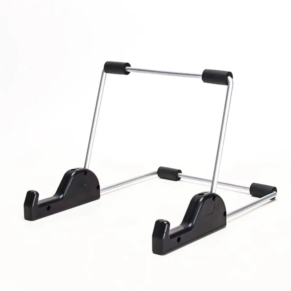 Flexible Three Angles Stand Adjustable Steady Portable Collapsible Tablet Stand Removable HighlySupport Tablet Holder Universal Qme black