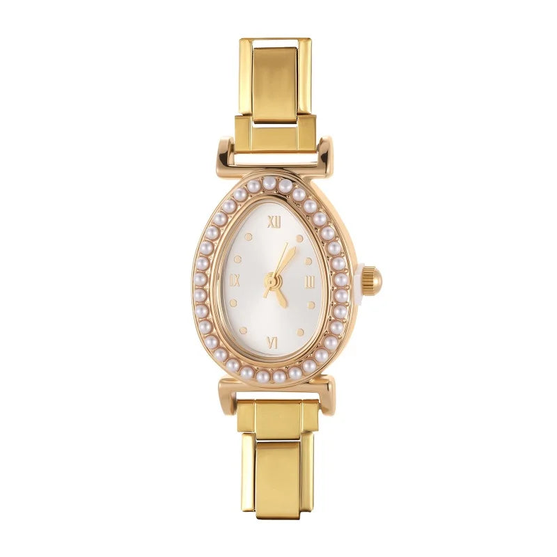 2026 Y2K Printed Pattern Dial Women's Stainless Steel Simple Square Watch Bracelet For Party Friend Wife Birthday Jewelry Gifts Qme S 1