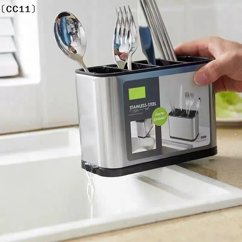 Kitchen Utensil Holder Organizer Counter Countertop Large Stainless Qme