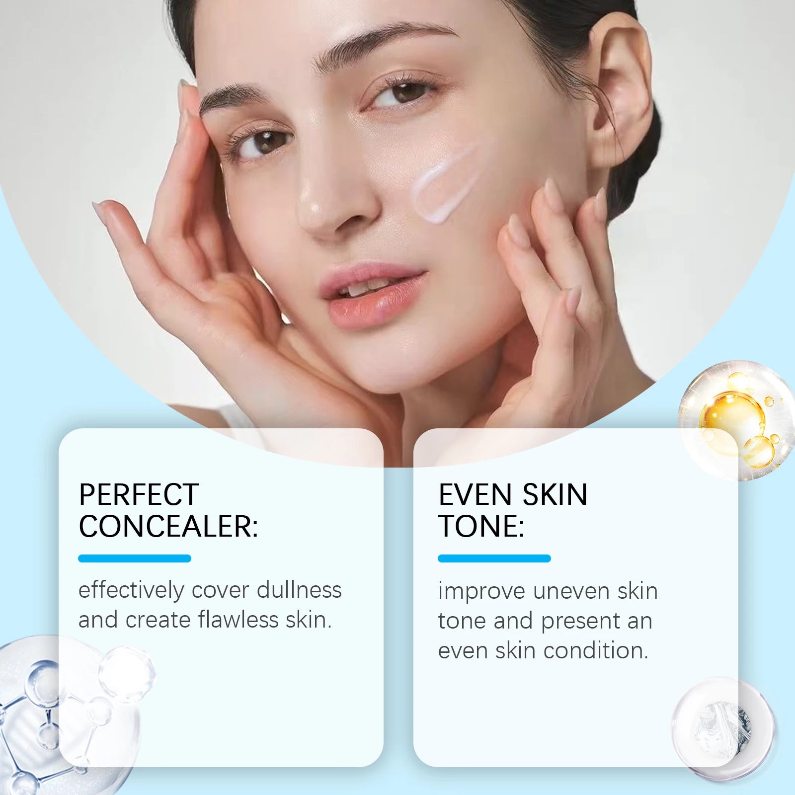 Moisturizing Makeup Primer Deep Hydrating Improve Dry Skin Natural Concealer Base Makeup Lasting Moisturizing Face Primer Cream Qme