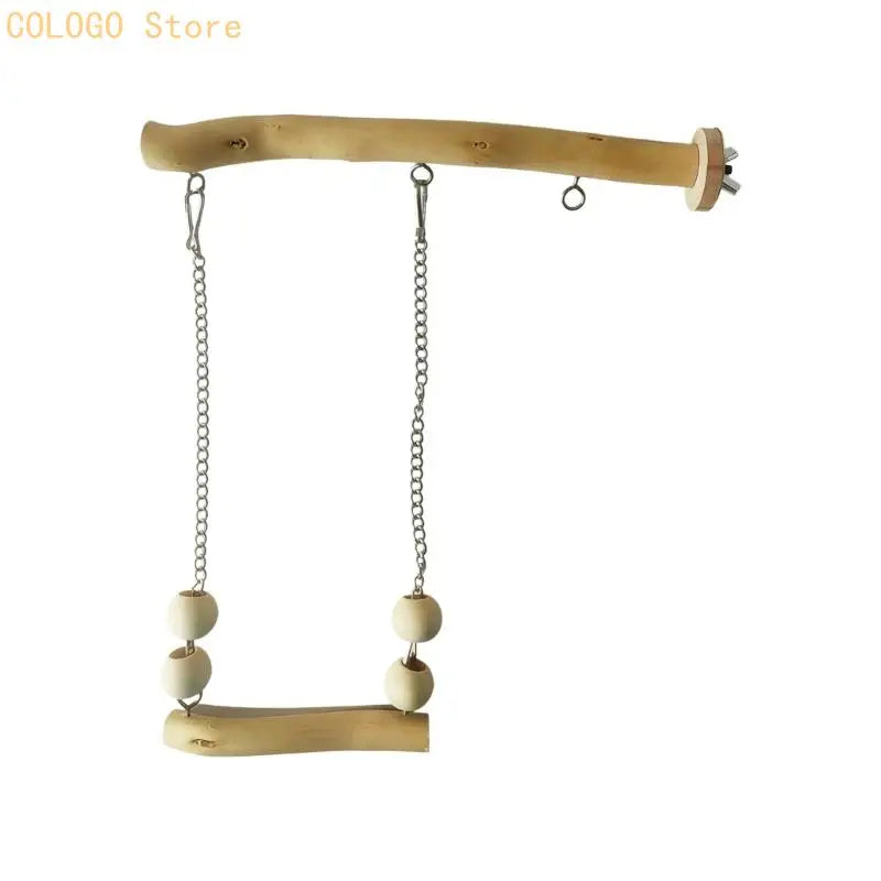 Parrots Swing Bridge Toy Metal Chain Bird Cage Entertainment Small Qme S CN