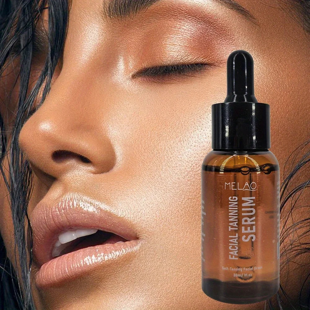 GZE Tanning Drops Gentle Moisturizing Wheat SKin Tone Liquid Bronzing For Face And Body Long Lasting Tanning Serum Qme