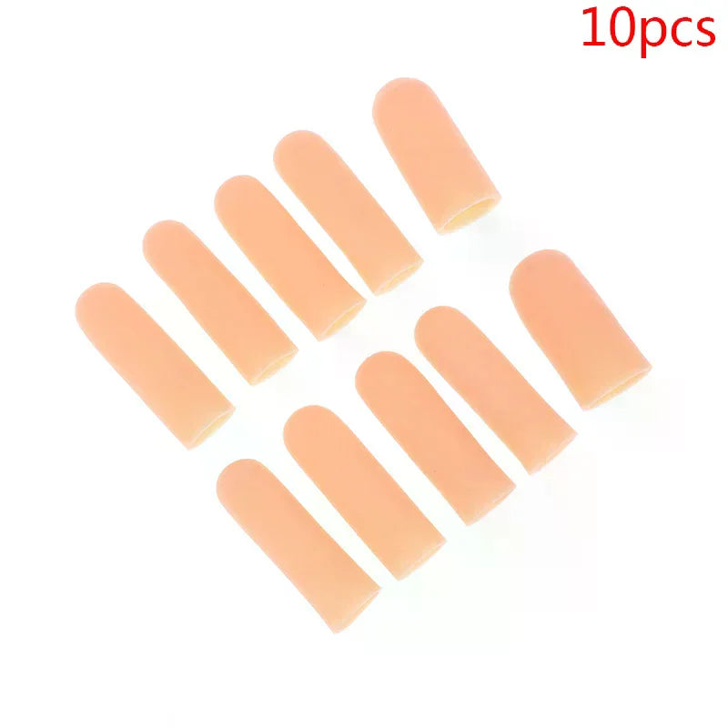 Silicone Gel Tube Hand Bandage Finger Protector Anti-cut Heat Qme
