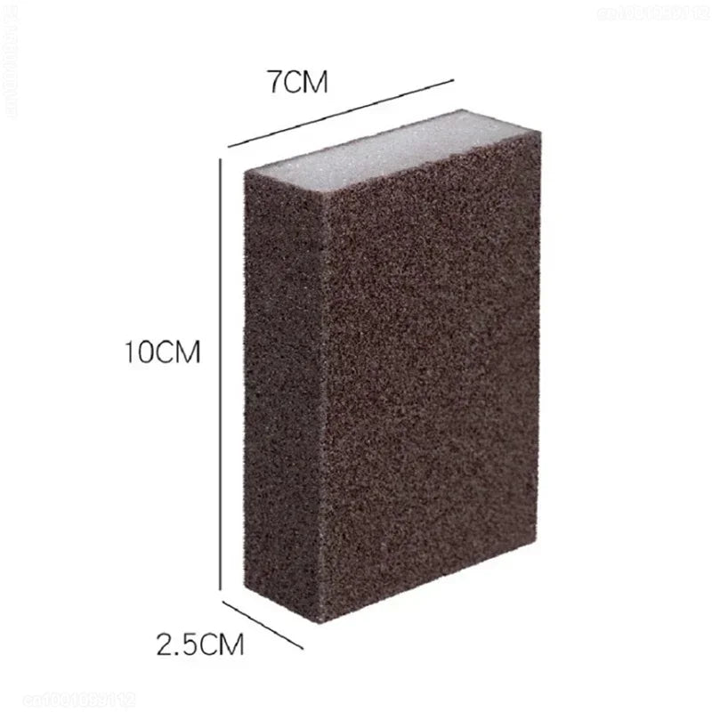 8/1Pcs Magic Sponge Eraser Carborundum Removing Rust Cleaning Brush Descaling Clean Rub for Cooktop Pot Kitchen Sponge Qme