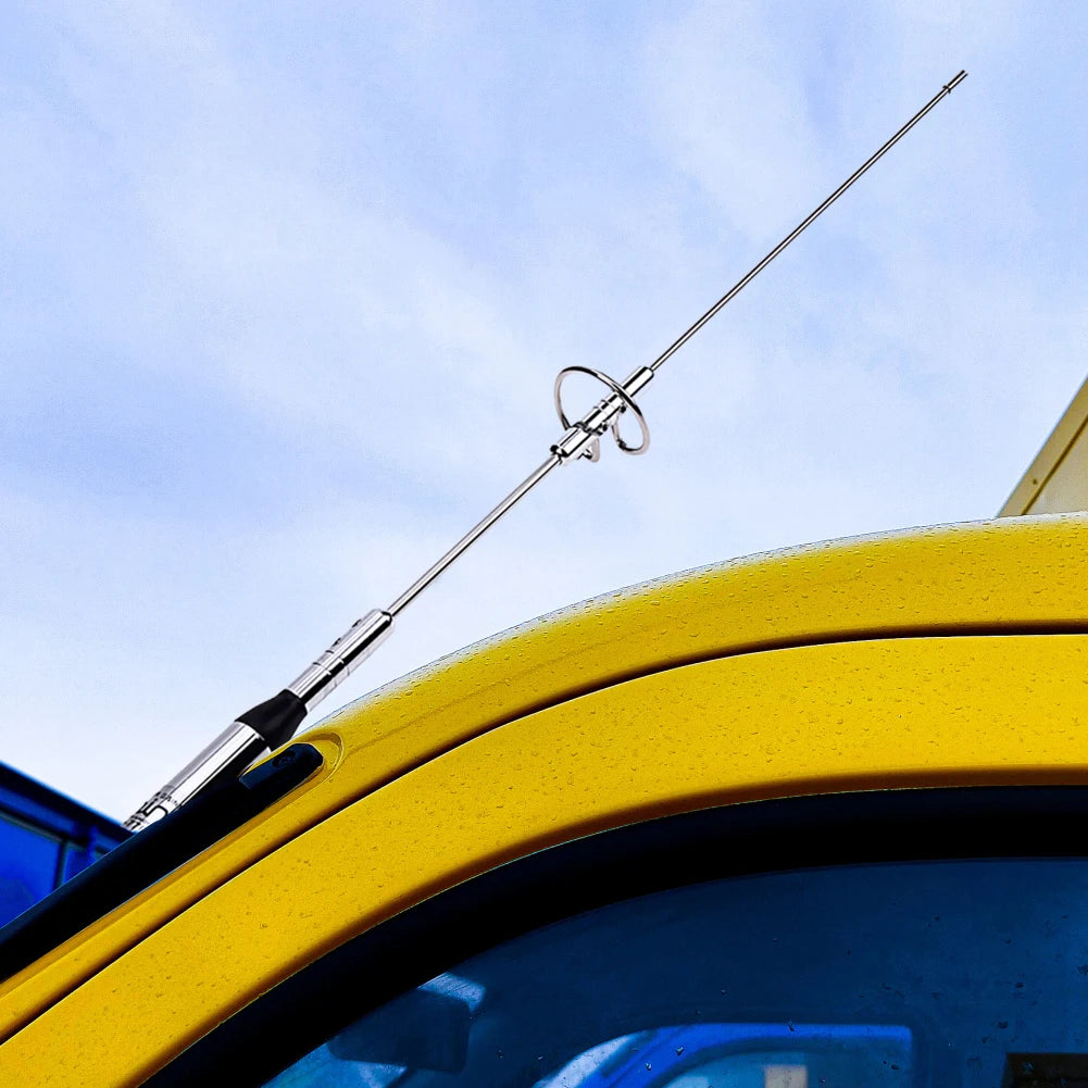 NR-770S VHF UHF Dual Band Mobile Ham Radio Antenna with PL Connector 145/435MHz Qme Default Title