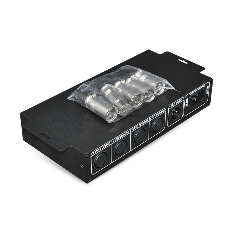 High Power Dmx Led Controller 5CH 10A/CH DMX 512 Decoder Dimmer Driver DC12V-24V MAX 1200W for Led Rgbcw Strip or Light Qme
