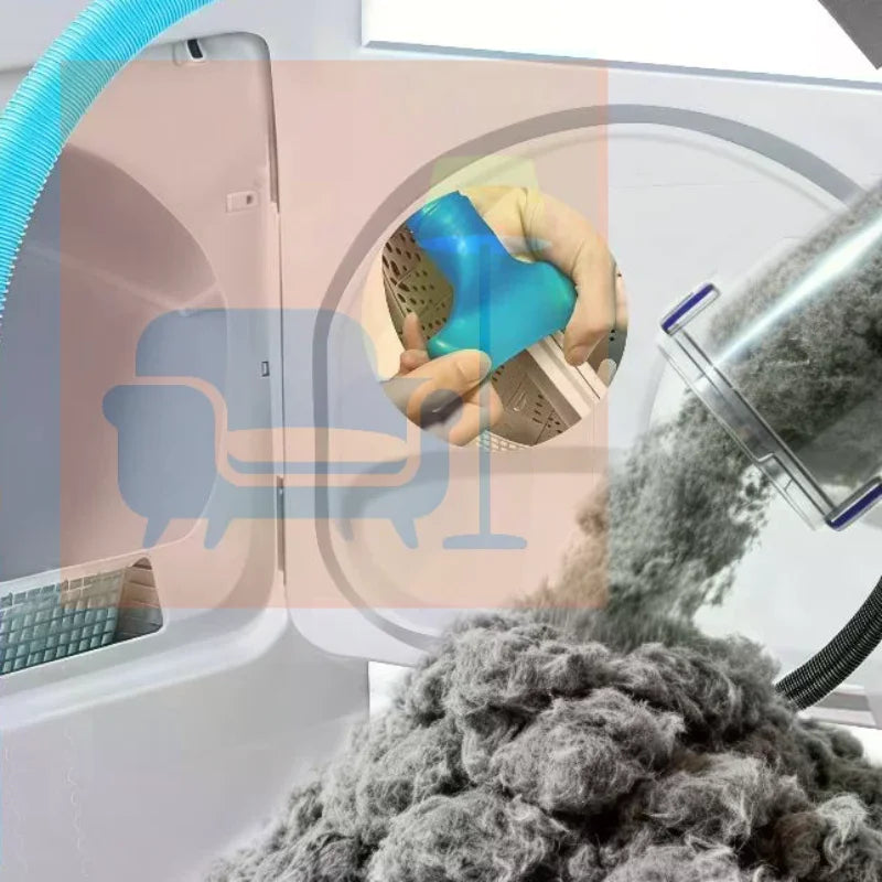 1Pcs Upgraded Dryer Vent Cleaner: Vacuum Cleaner Hose Accessories Deep Cleaning Tool Suitable For Cleaning Blocked Pipes And Deb Qme
