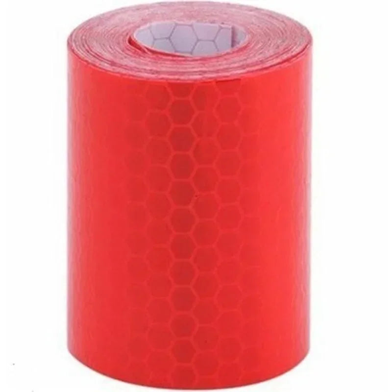 5 rolls Car Stickers, Reflective Tape, Reflective Film, Reflective Material Tape Sticker, Safety Warning Tape, 3m, 5cmx3m Qme