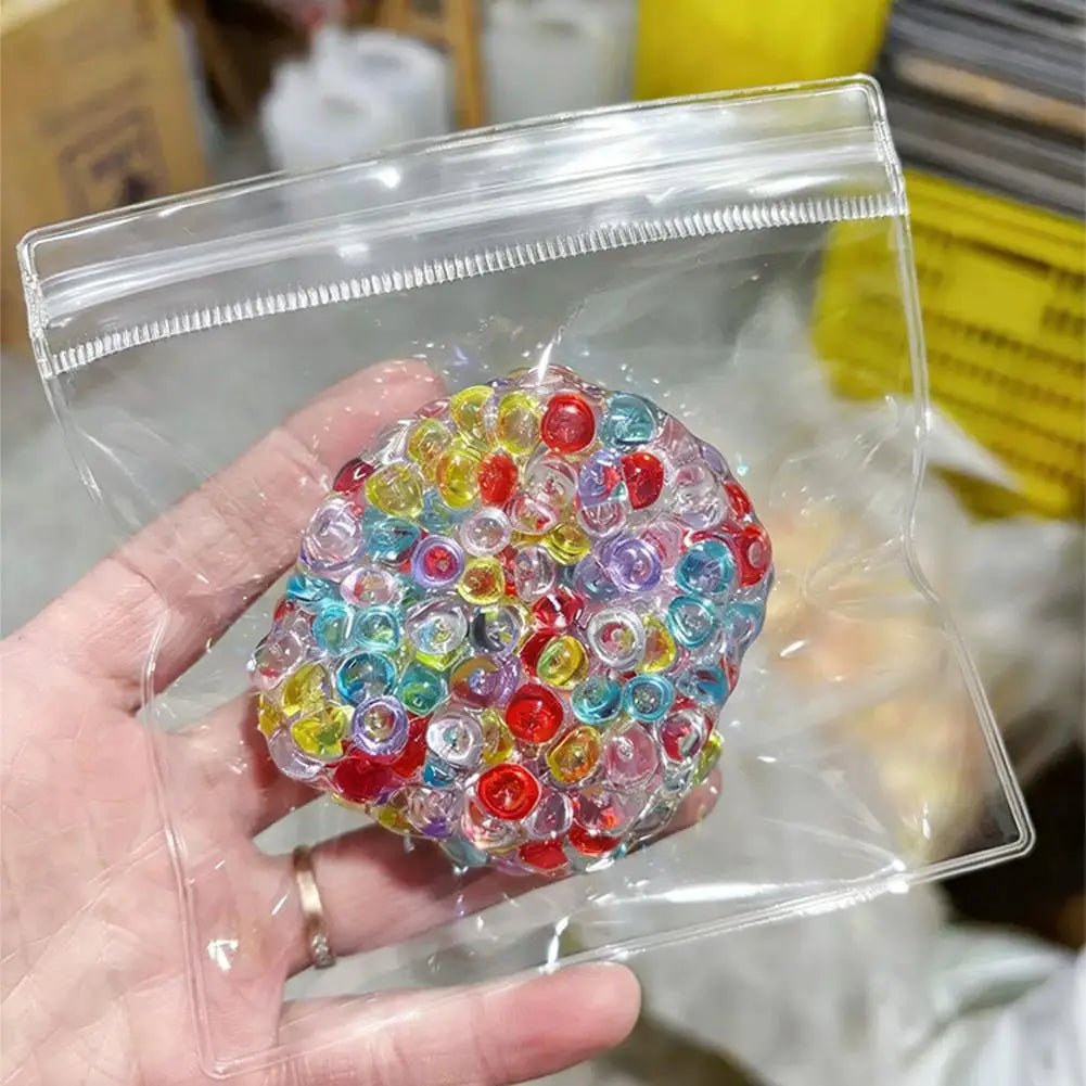 Handmade Ball Squishy Balls Ice Beads Squeeze Toy Fidget Toys Slow Qme