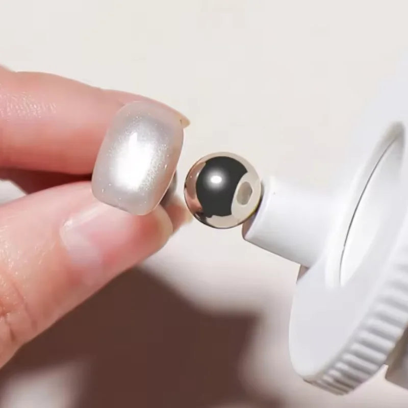 Rotating Automatic Glass Bead Cat's Eye Magnet Beginner Friendly Super Strong Magnet Rotating Cat Eye Nail Magnet Qme