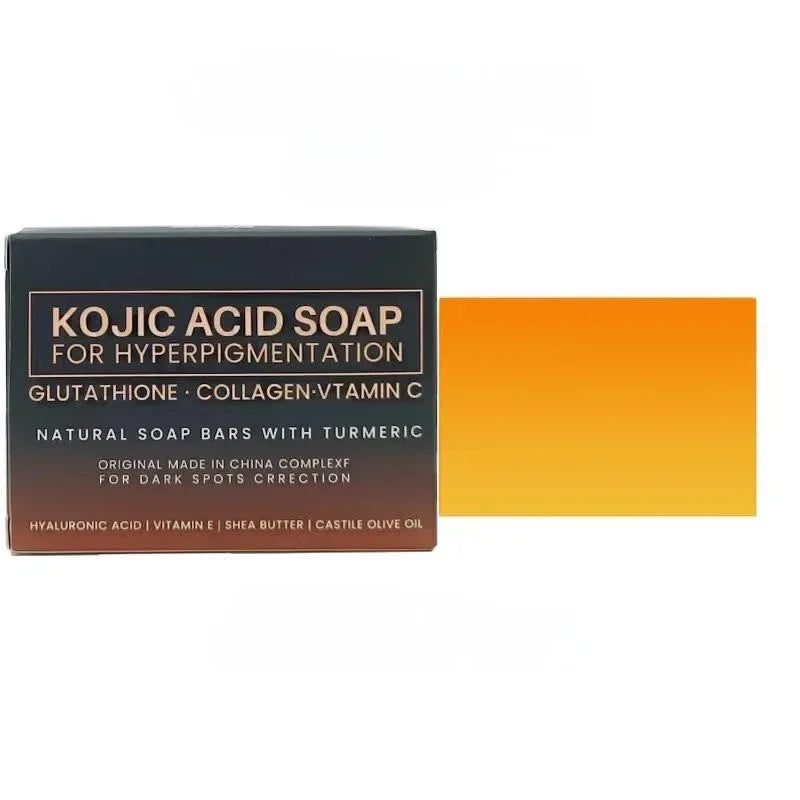 Kojic Acid Dark Spot Remover Whitening Soap Handmade Skin Care Deep Cleaning Moisturizing Cleansing Essential Soap Brighten Skin Qme 01