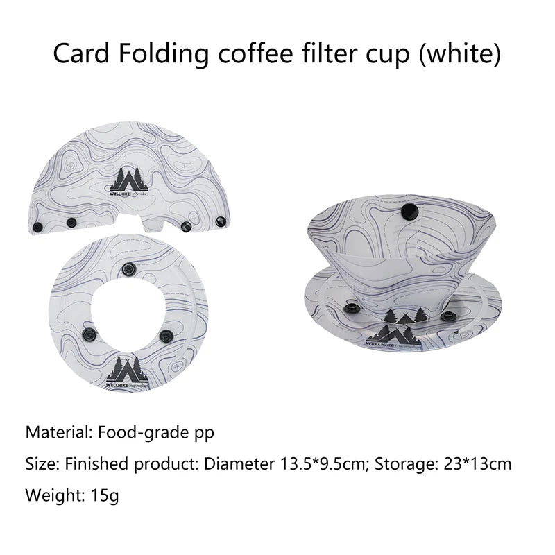 Outdoor Lightweight Folding Tableware Portable Bowl Plates Coffee Qme 8