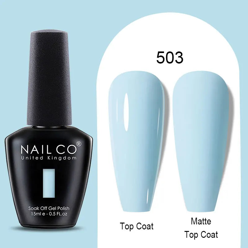 NAILCO Nude Nails Gel Nail Polish UV LED Semi-permant Varnish Hybrid