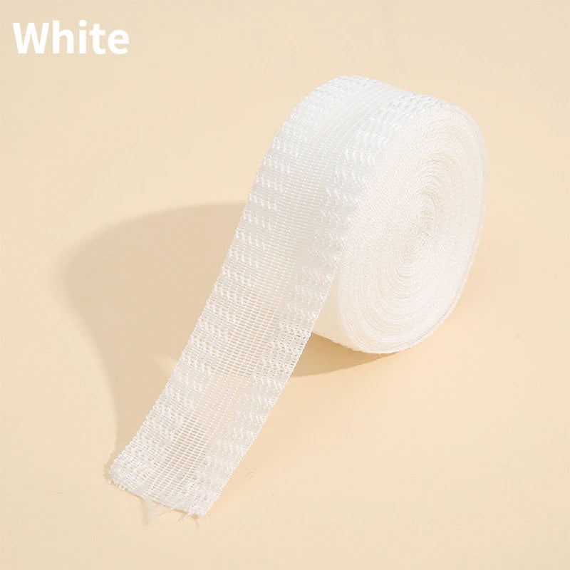 2M-5M Self-Adhesive Pants Paste Iron on Pants Edge Shorten Self-Adhesive Pants Mouth Repair Paste Hem Tape for Jeans Trousers Qme White 5M