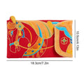 Fabric New Year Red Envelope 2026 Embroidery Fabric Money Packet Wedding Birthday Red Envelope For Adults Lovers Friends Mom Dad Qme Red China Mainland