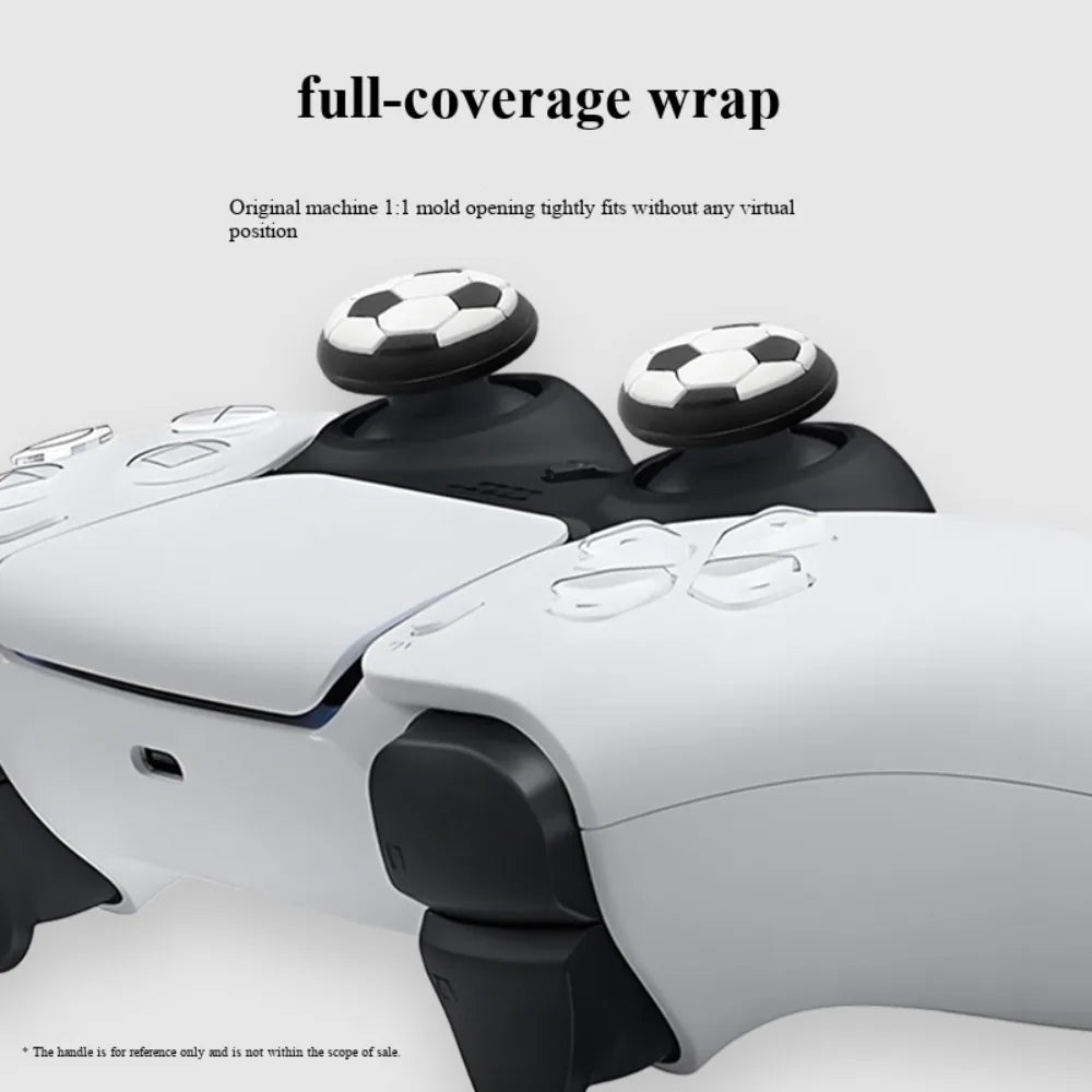4-6-8pcs Soccer Ball Thumb Grips for PS5/PS4/Xbox, Anti-Slip Controller Analog Stick Covers Qme