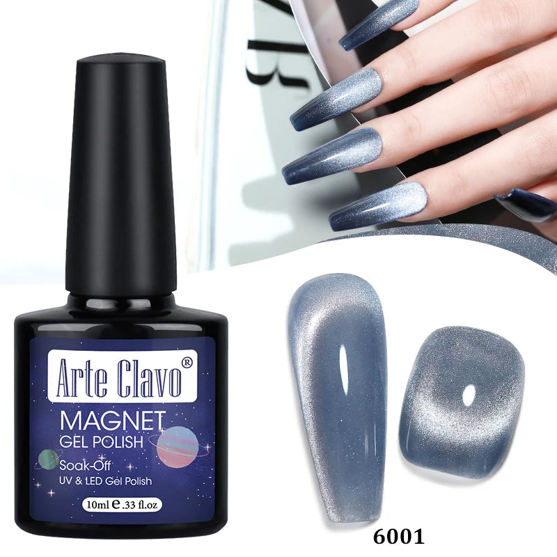 Arte Clavo Shining Transparent Cat Eye Magnetic Gel Unicorn Auroras