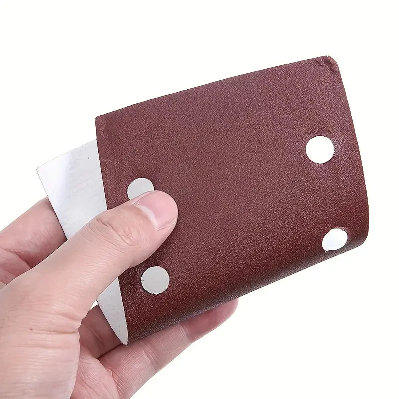 50pcs Assorted Grit Sanding Sheets Set, 93 x 185mm, 8-Hole, for Rectangular Sanders, Wood Compatible, Manual Sanding Pads Qme