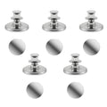 15Pairs Curtain Magnetic Buckle Detachable Curtain Magnet Buckle Suitable for Curtains - Install Wall Monted Magnetic Buckle Qme 17mm 5 pairs