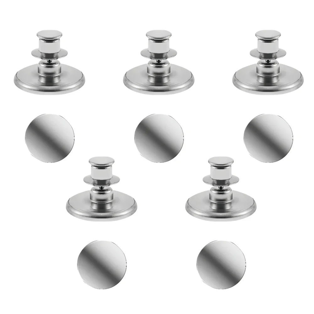 15Pairs Curtain Magnetic Buckle Detachable Curtain Magnet Buckle Suitable for Curtains - Install Wall Monted Magnetic Buckle Qme 17mm 5 pairs